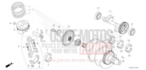 VILEBREQUIN/PISTON CB500FACT de 2026
